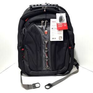 Swissgear Wenger Legacy 16" Laptop Backpack Black Triple Layer Protection NEW